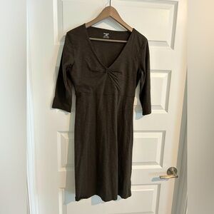 Horny Toad Organic Cotton Dress Brown Size M